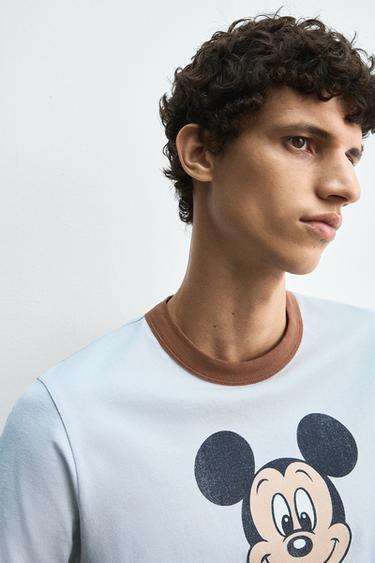 T-SHIRT MICKEY MOUSE HARRY LAMBERT FOR ZARA X DISNEY - Bleu ciel de Zara - Image 5