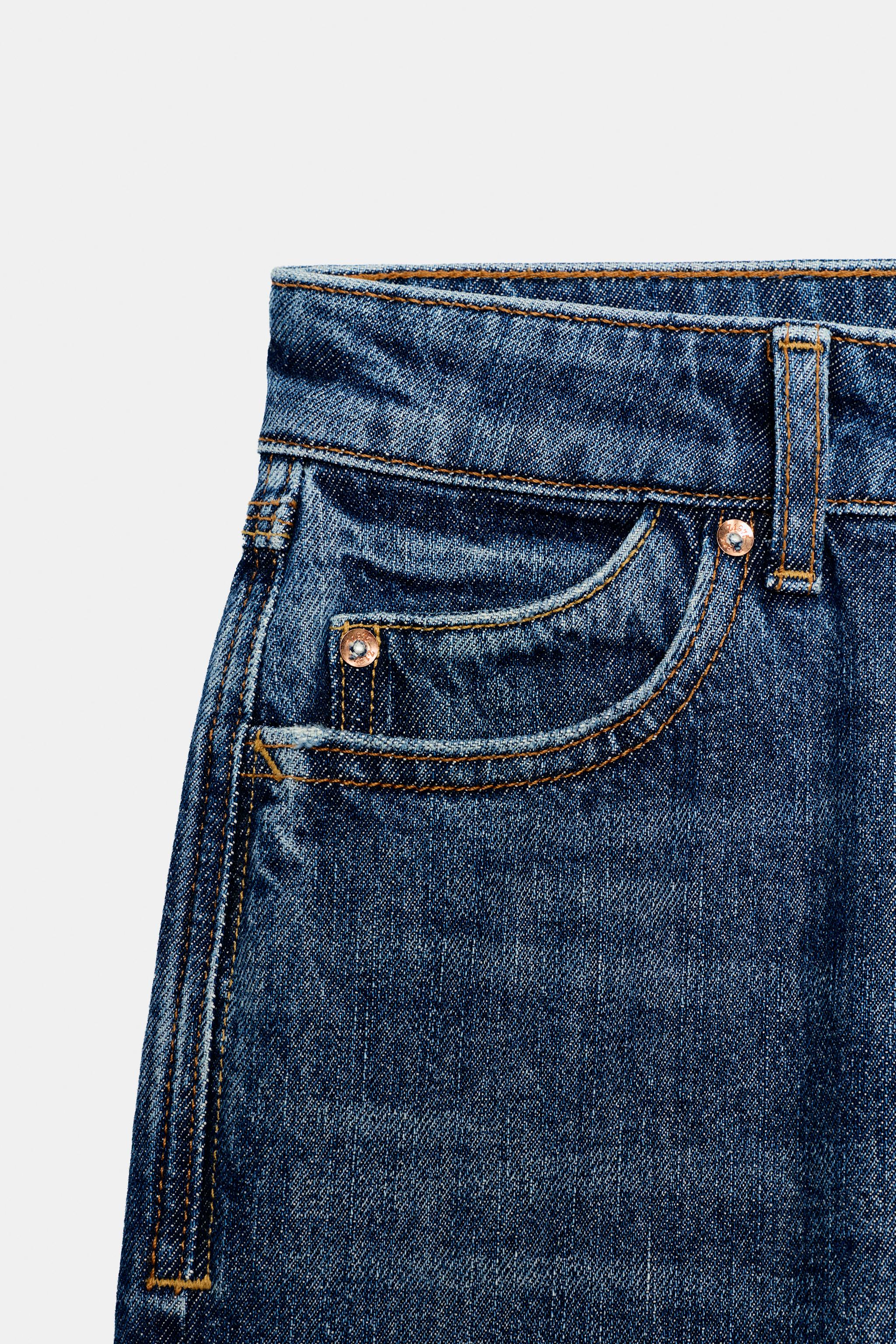 Женские джинсы Zara Z1975 HIGH RISE MOM FIT JEANS — фото 8