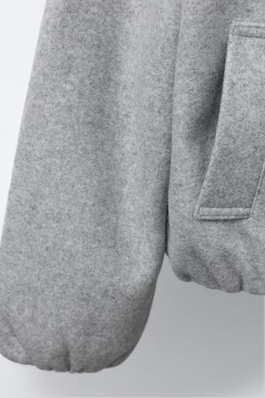 BLOUSON BOMBER SOFT - Gris clair de Zara - Image 5