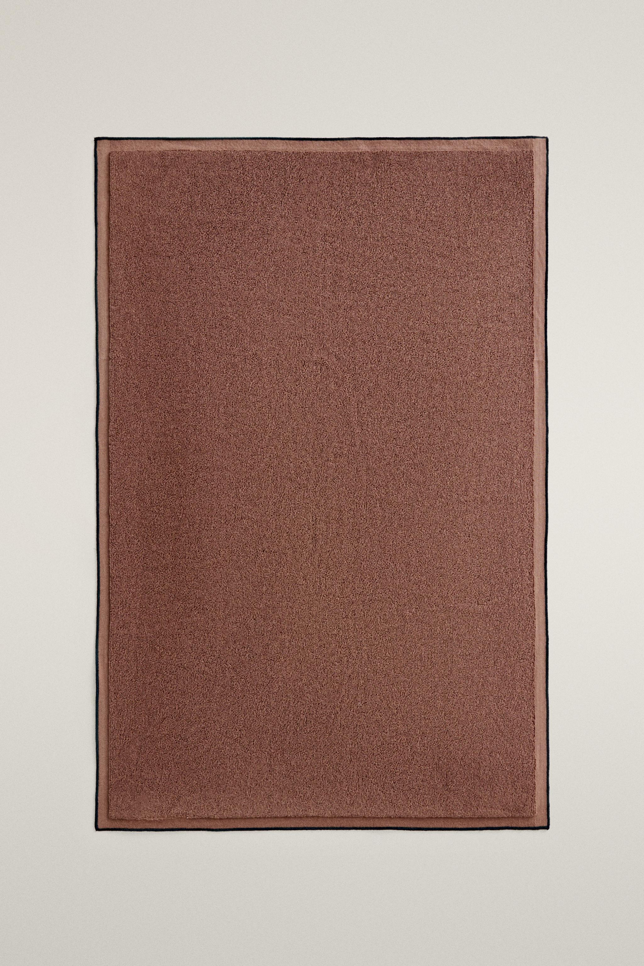 OVERLOCK COTTON BATH MAT
