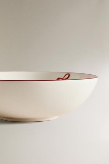 CHILDREN'S STONEWARE CHRISTMAS BOWL - Multicoloured by Zara - Image 3