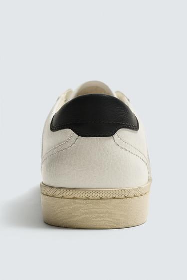 BASKETS À SEMELLE CONTRASTE - Blanc de Zara - Image 5