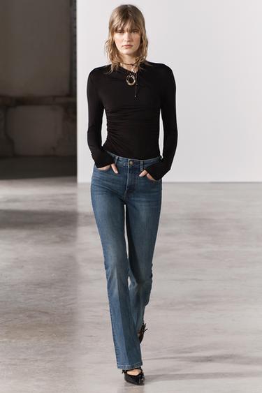 ZW COLLECTION BOOTCUT OʻRTACHA BALANDLIKDAGI CONTOUR JINSI - Oʻrtacha koʻk Zara tomonidan - Tasvir 0