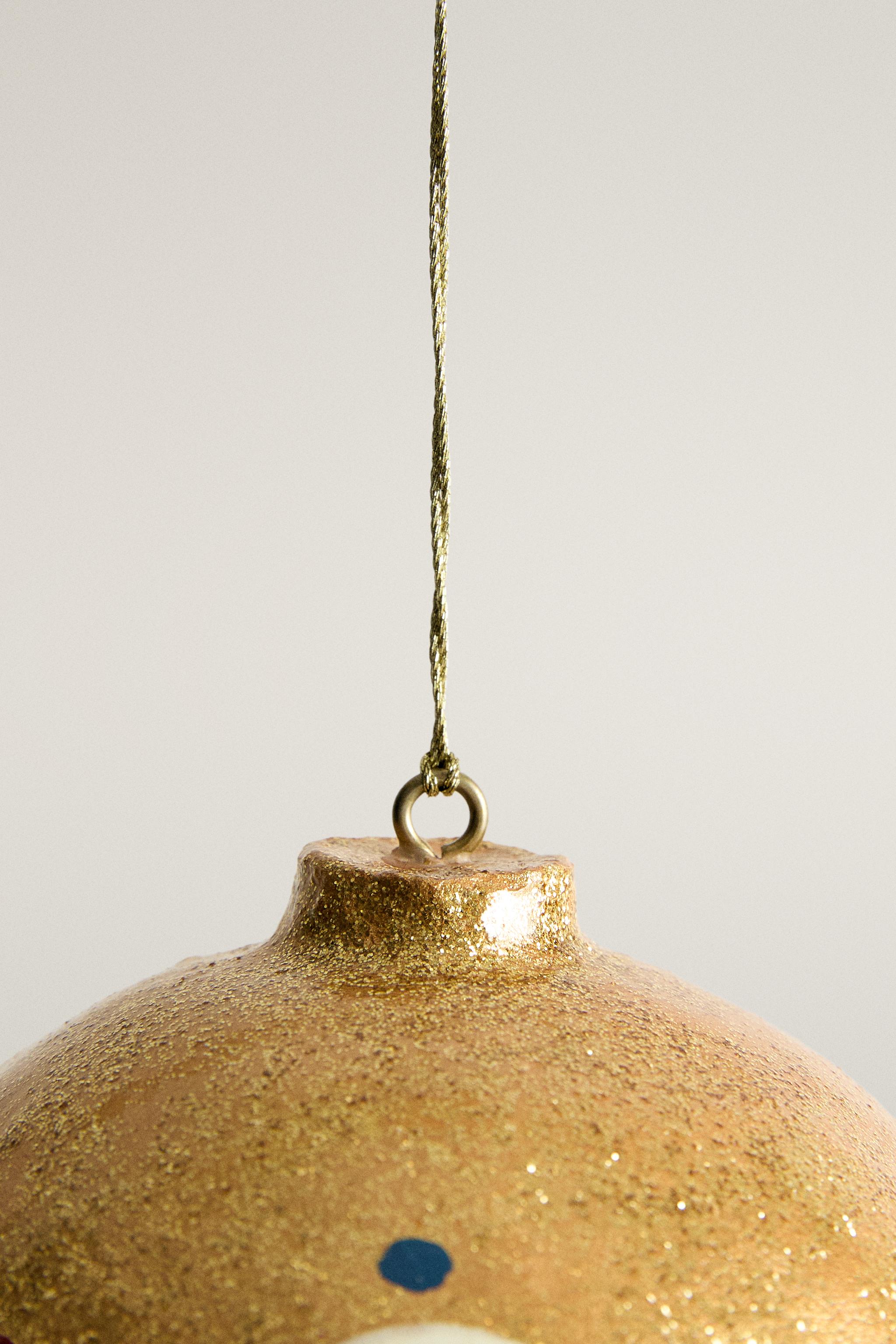 FLORAL BAUBLE CHRISTMAS ORNAMENT