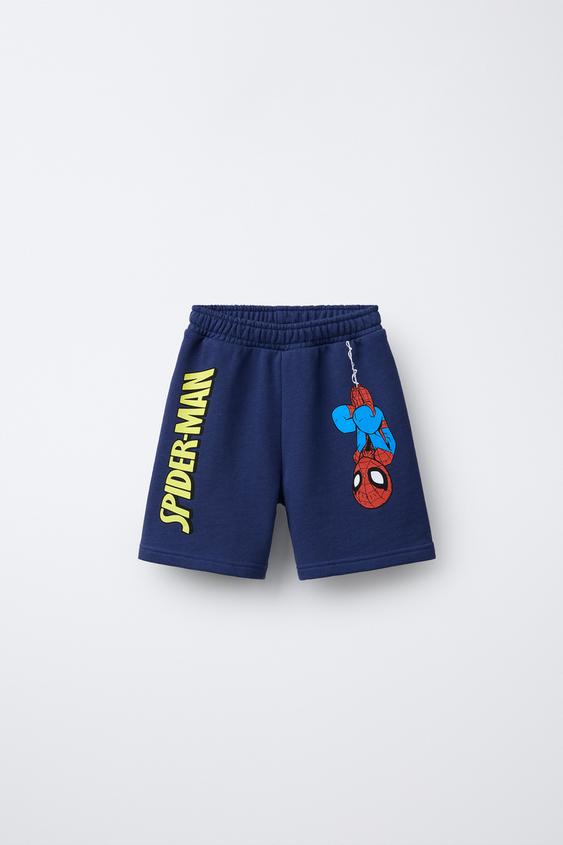 SHORT EN MOLLETON SPIDER-MAN © MARVEL - Bleu de Zara - Image 0