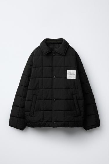 LIGHTWEIGHT PUFFER JACKET - Black by Zara