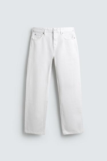JEANS REGULAR FIT - Blanco de Zara