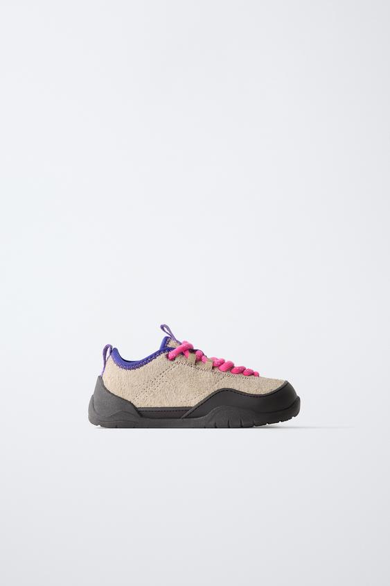 ZAPATILLA DEPORTIVA TÉCNICA. - Marrón Arena de Zara - Imagen 0