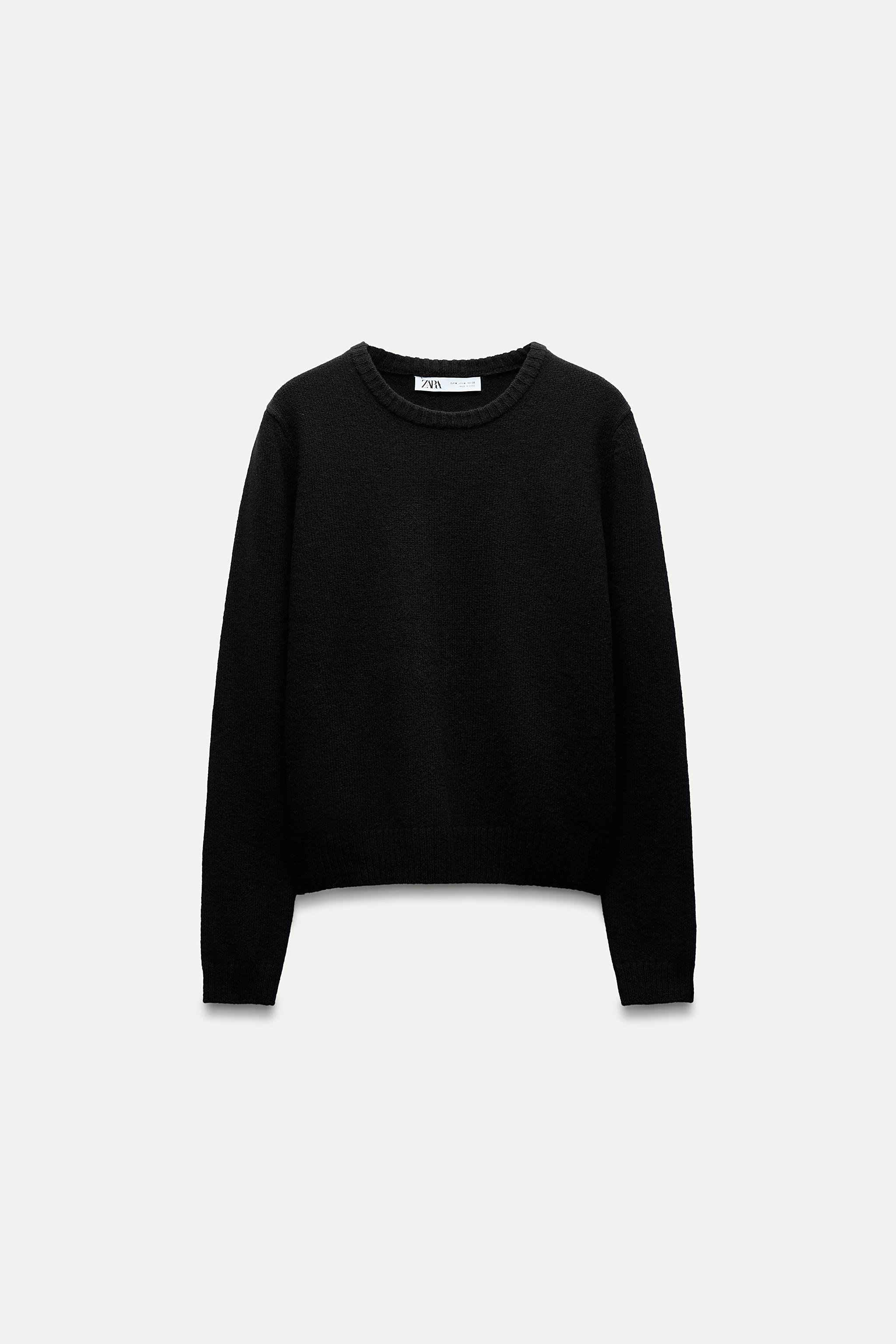 zara トップ ベーシック セーター