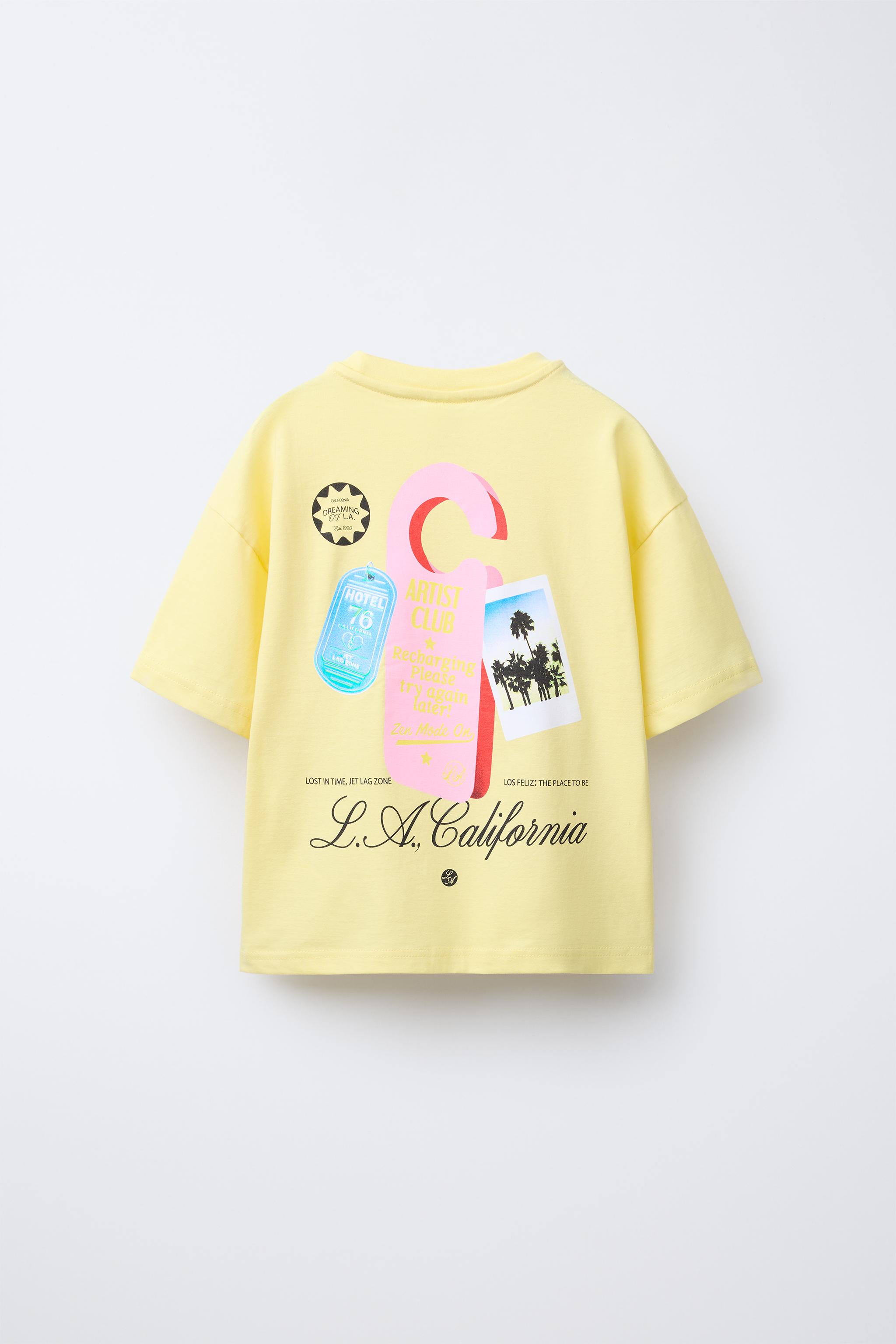 プリントTシャツ - ホワイト | ZARA Japan / 日本