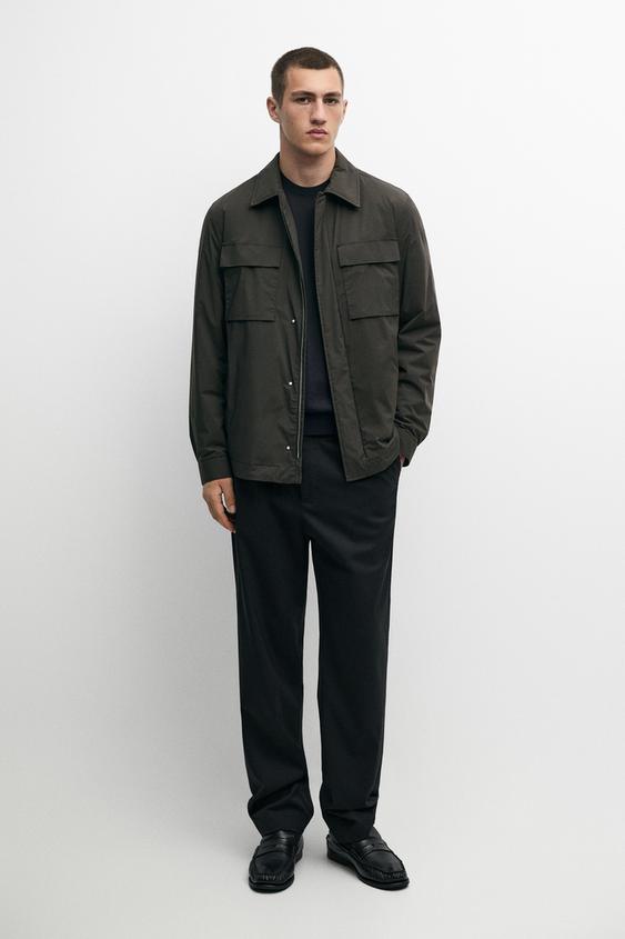 Zara Technical fabric pocket detail jacket - 897 - Image 0