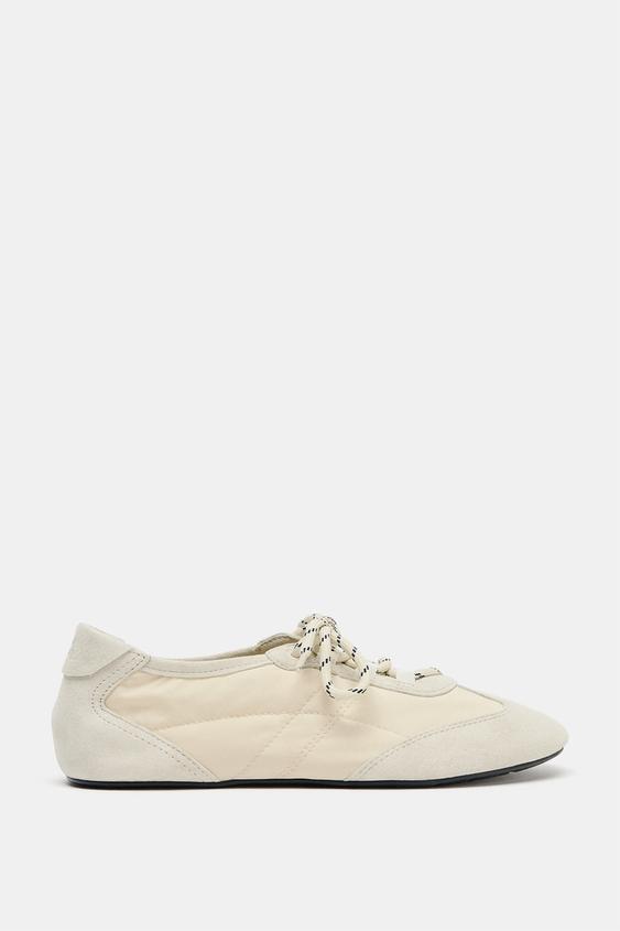 COMBINED SPORTY BALLET FLATS