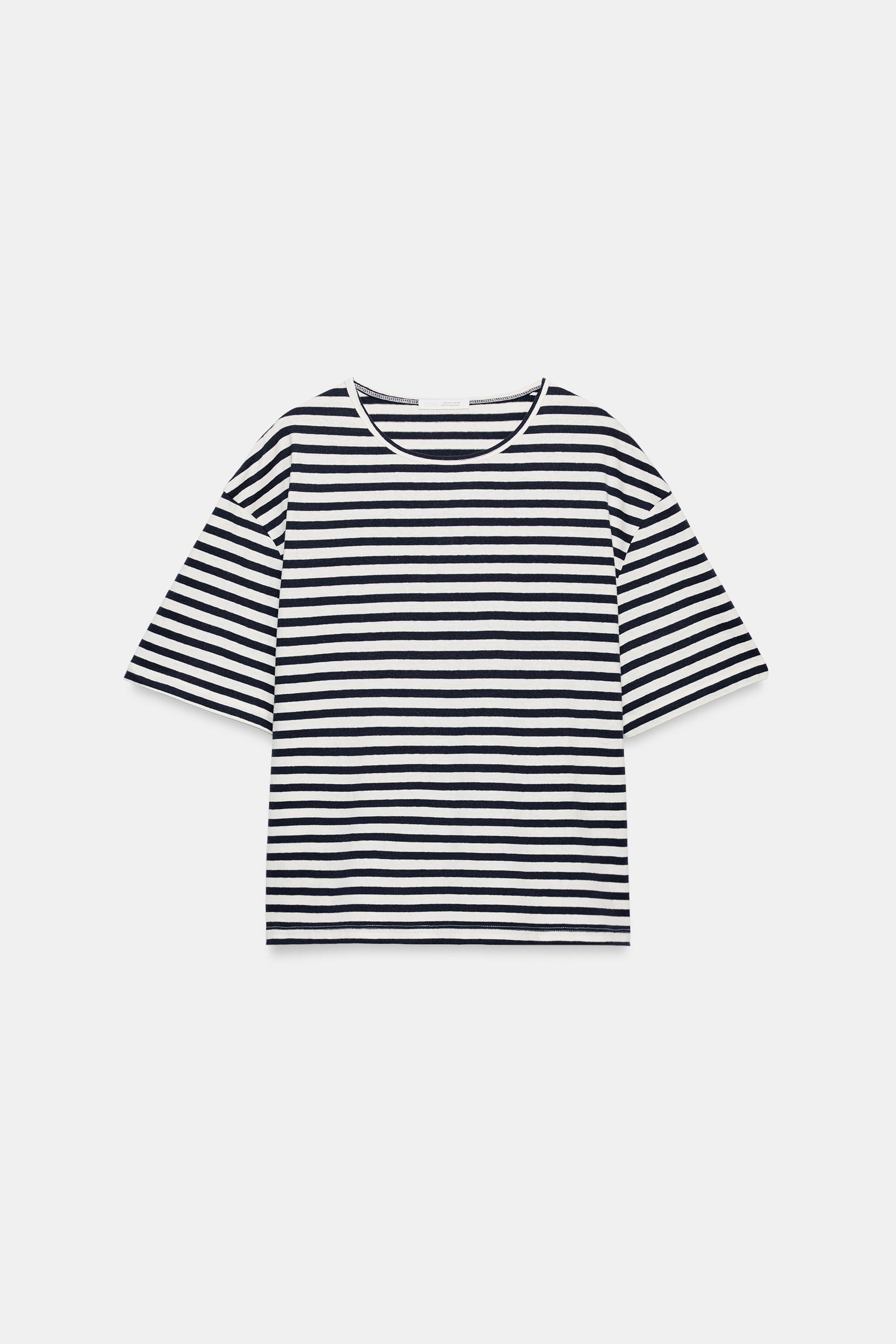 STRIPED SHORT SLEEVE T-SHIRT