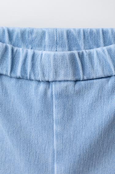 LEGGING CYCLISTE EN DENIM - Bleu clair de Zara - Image 2