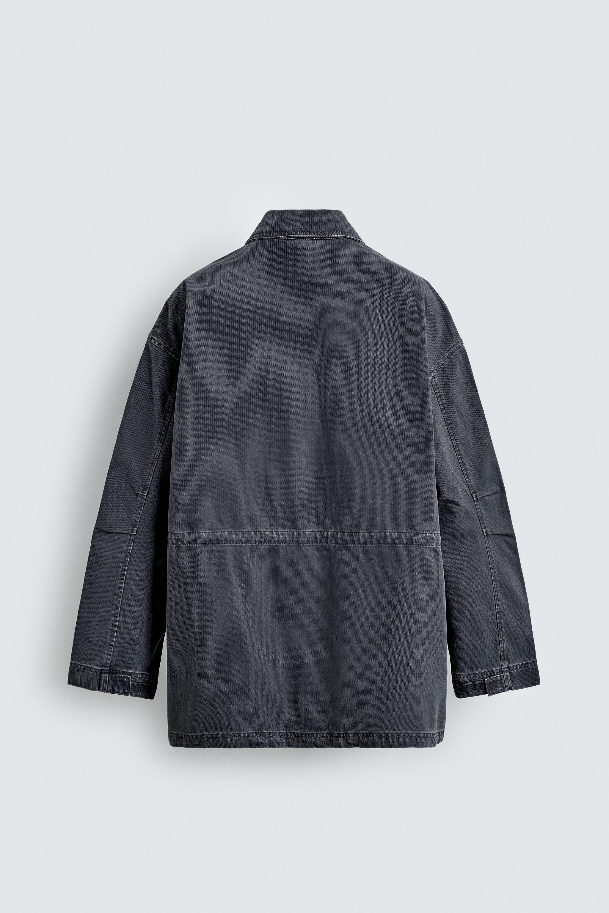 PARKA STRUCTURÉE EN COTON LAVÉ