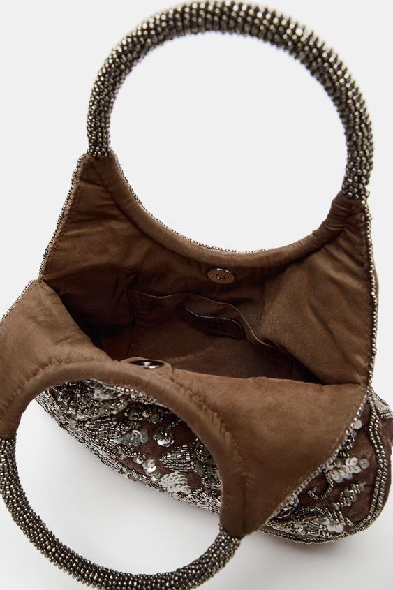 SAC À MAIN FANTAISIE - Gris de Zara - Image 5