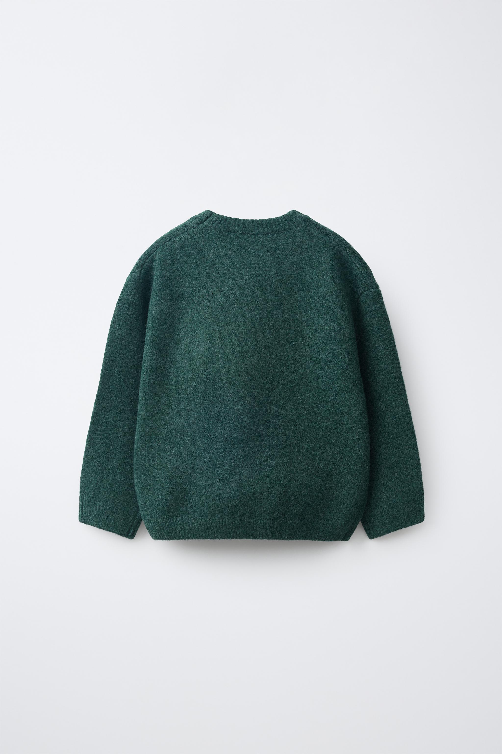EMBROIDERED RUGBY BEAR KNIT JUMPER