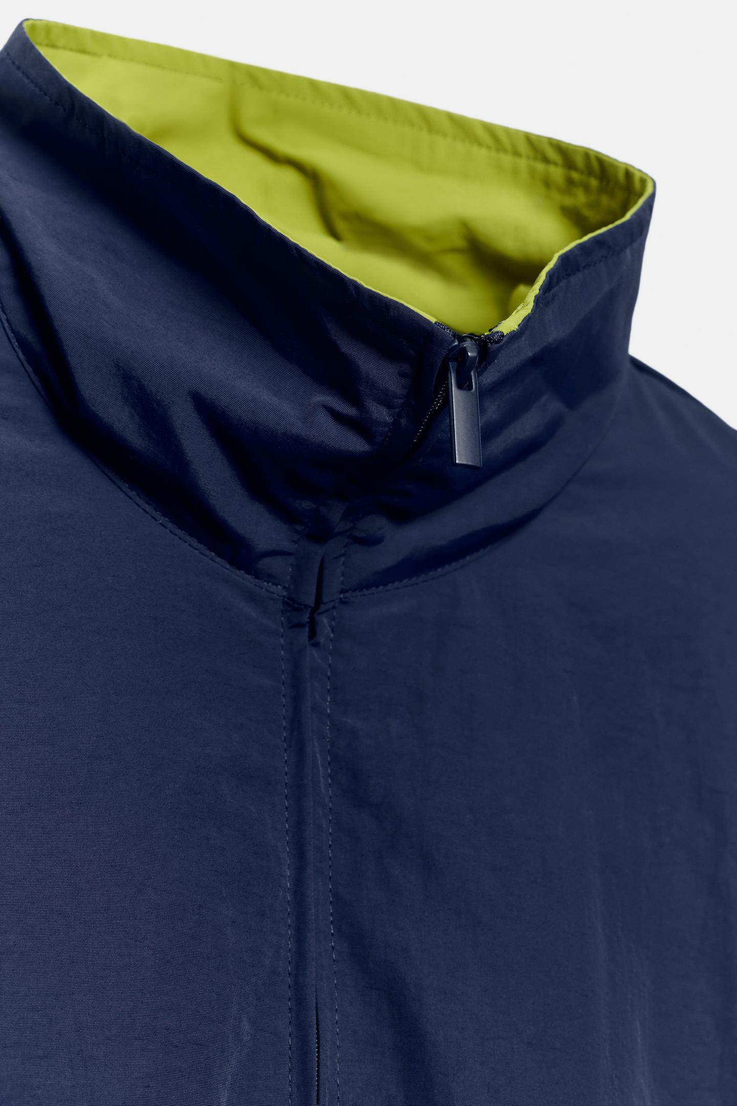 Женская куртка Zara Technical Side-Stripe, цвет: Тёмно-синий — фото 8