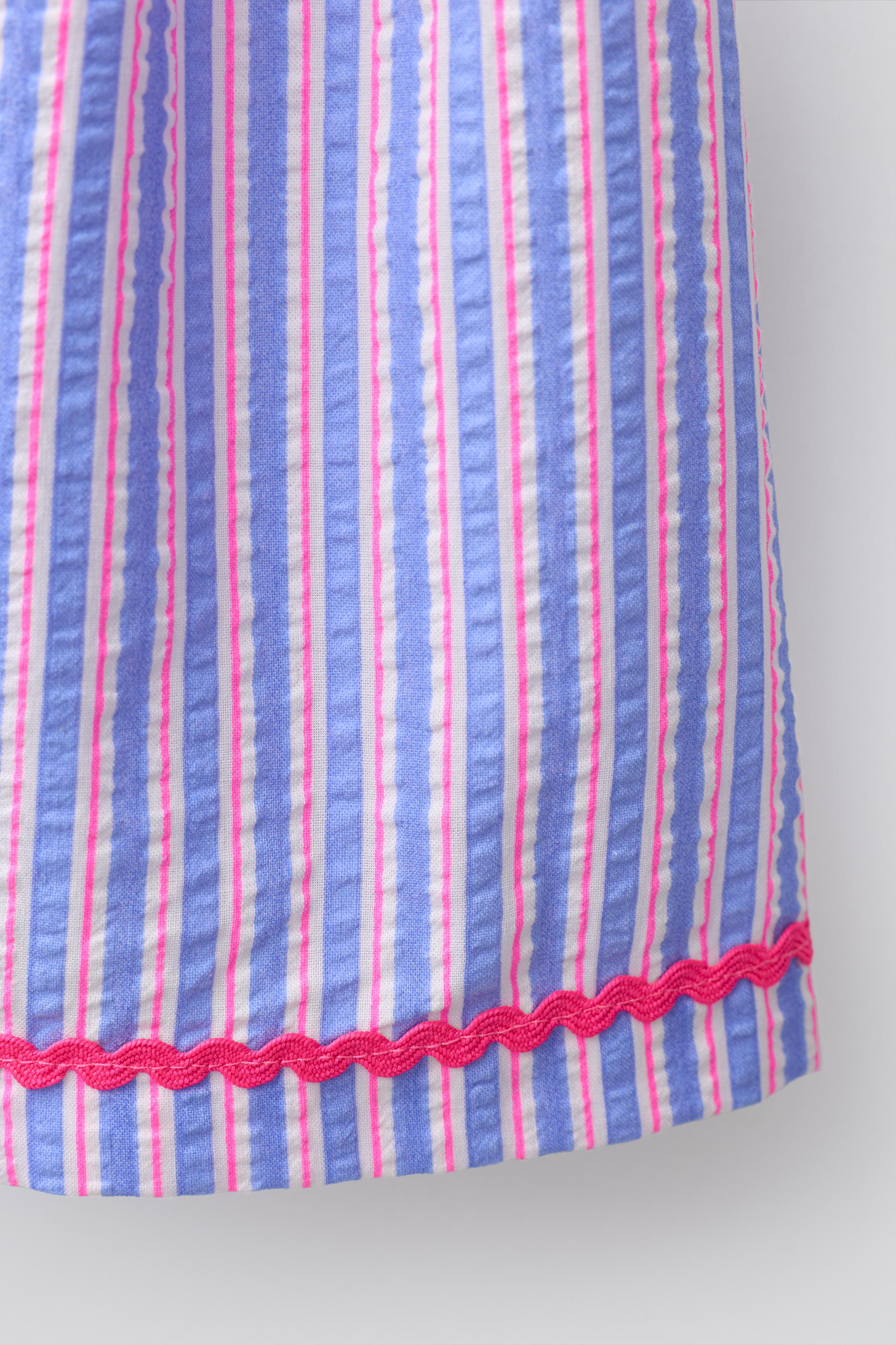 Детские платья Zara COMBINATION EMBROIDERED DRESS — фото 4