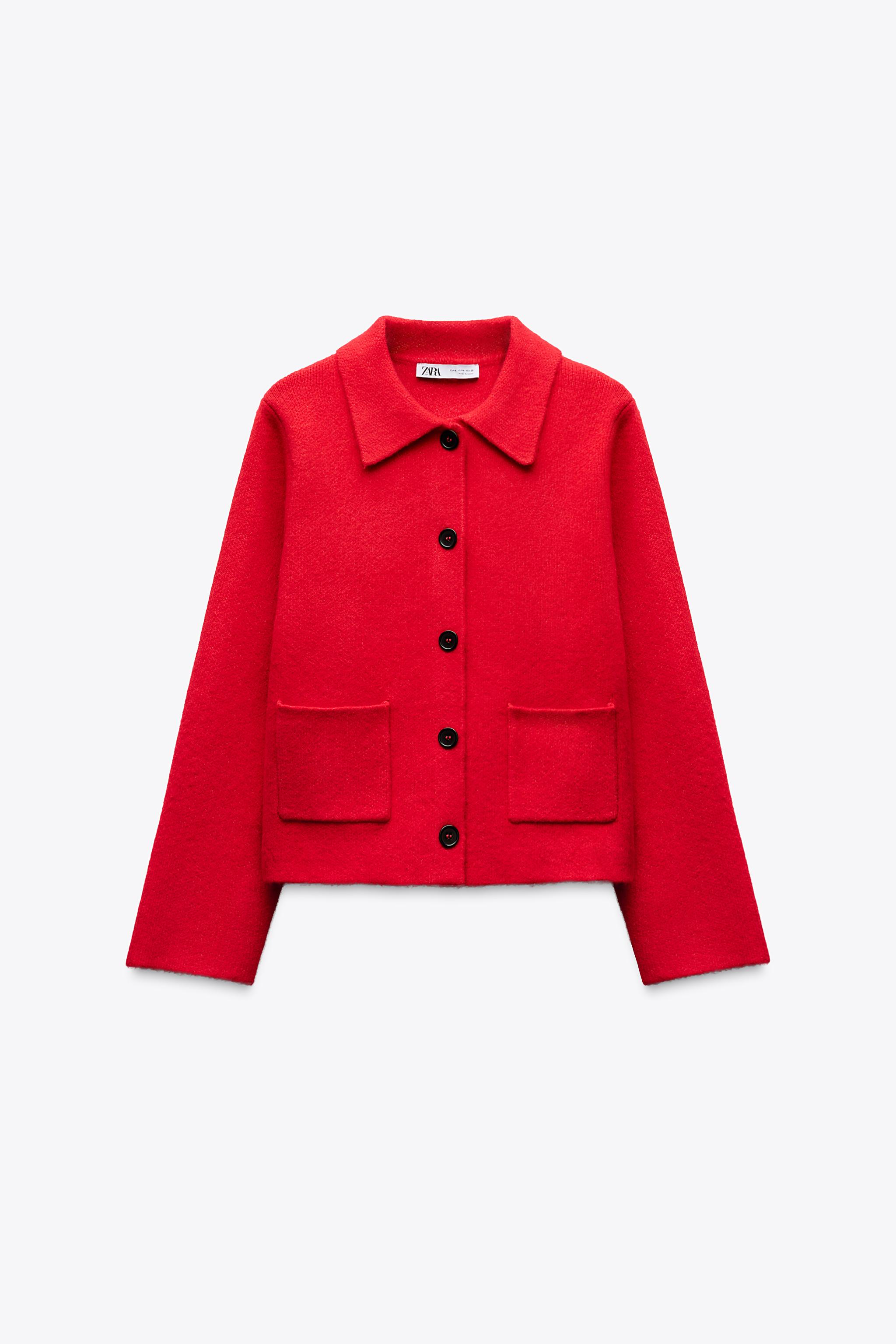 ZARA プレーンニット カーディガン 4192/005 org.jpg
