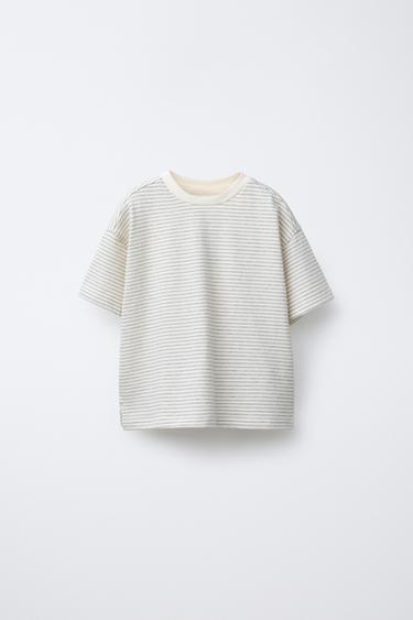 Zara STRIPED T-SHIRT - striped - Image 0