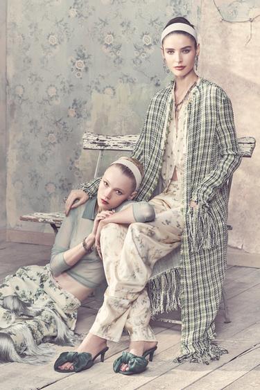 Zara LOOK - Brown / White