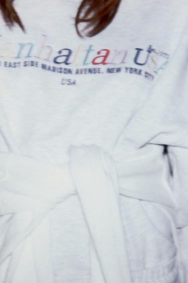 SWEAT VARSITY - Gris chiné de Zara - Image 6