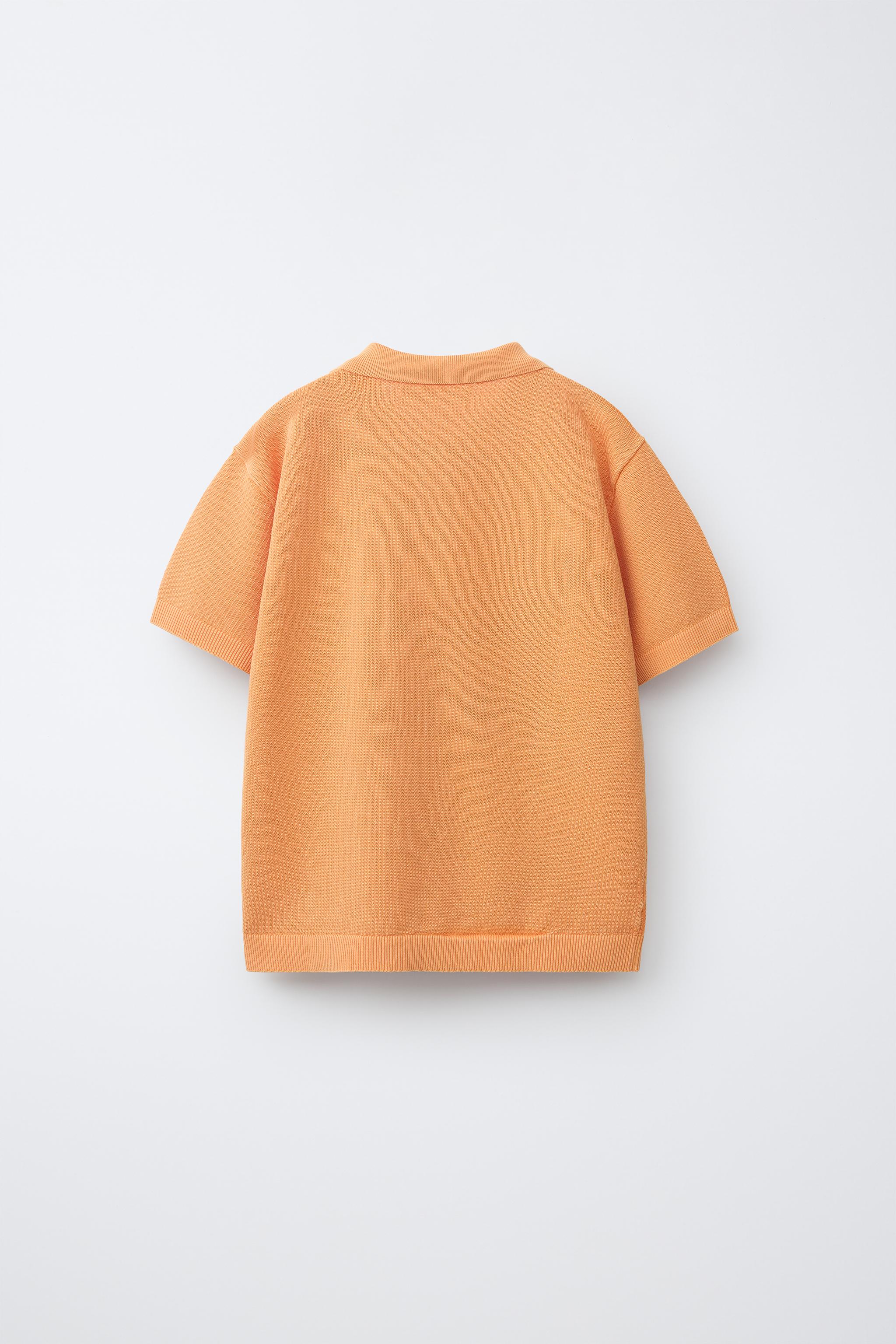 PLAIN TEXTURED POLO SHIRT