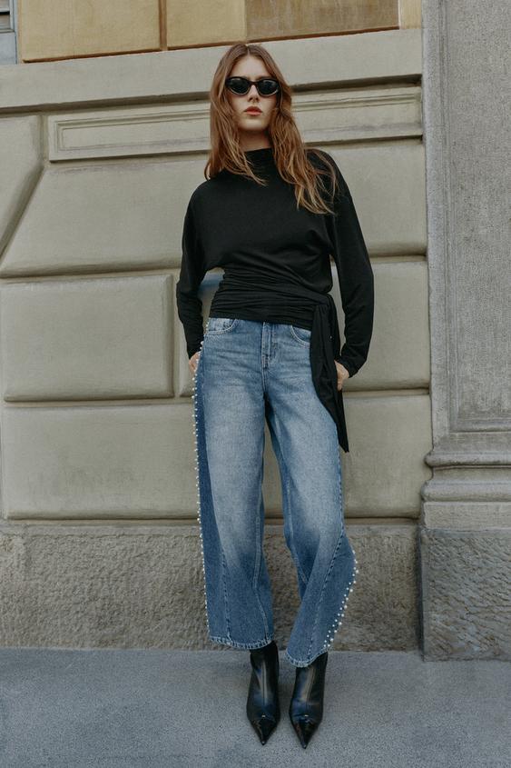 PLAYERA FAJÍN - Negro de Zara - Imagen 0
