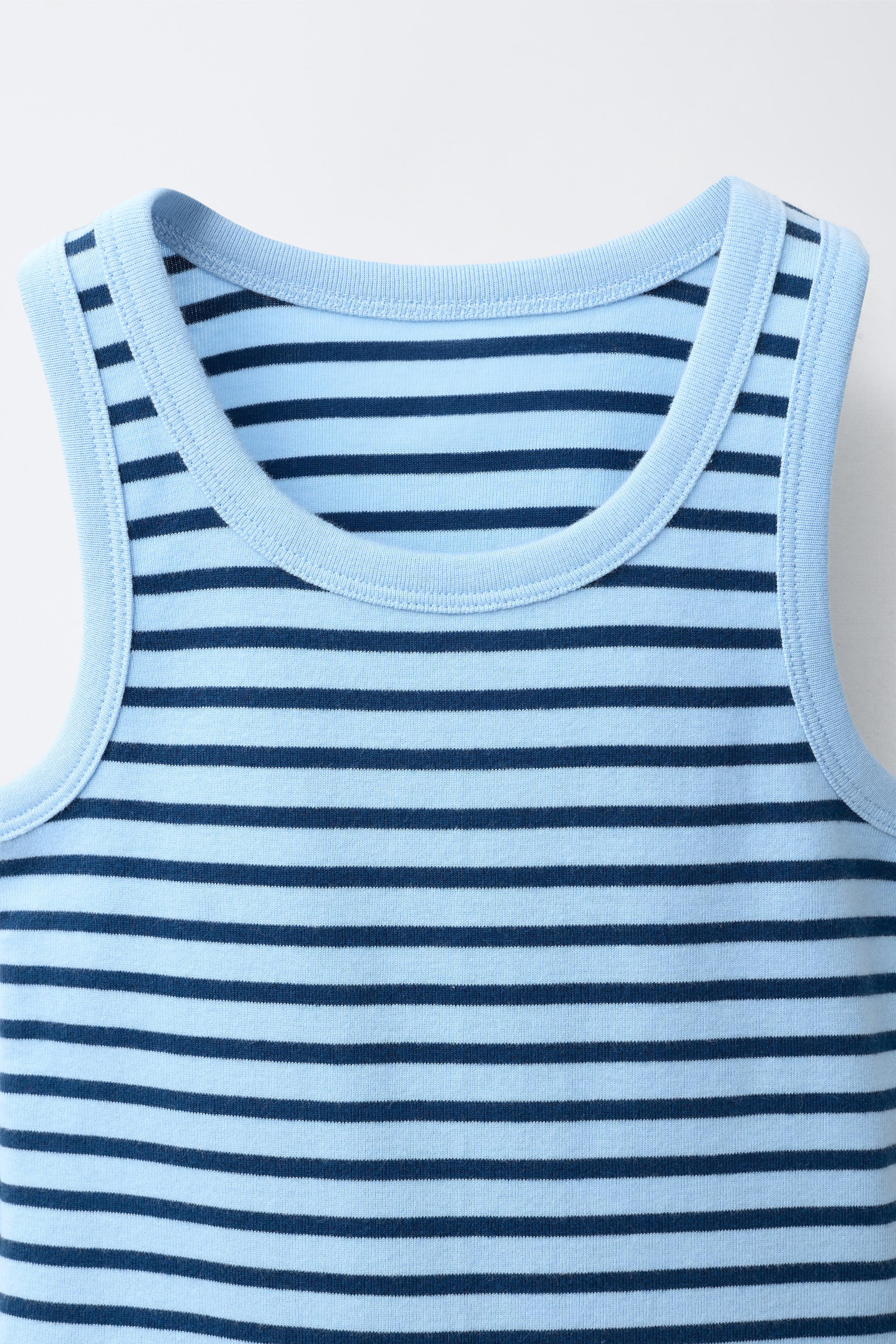 STRIPED RIB TOP