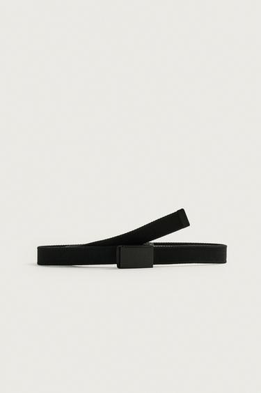 CANVAS PLATE BELT — Black 1