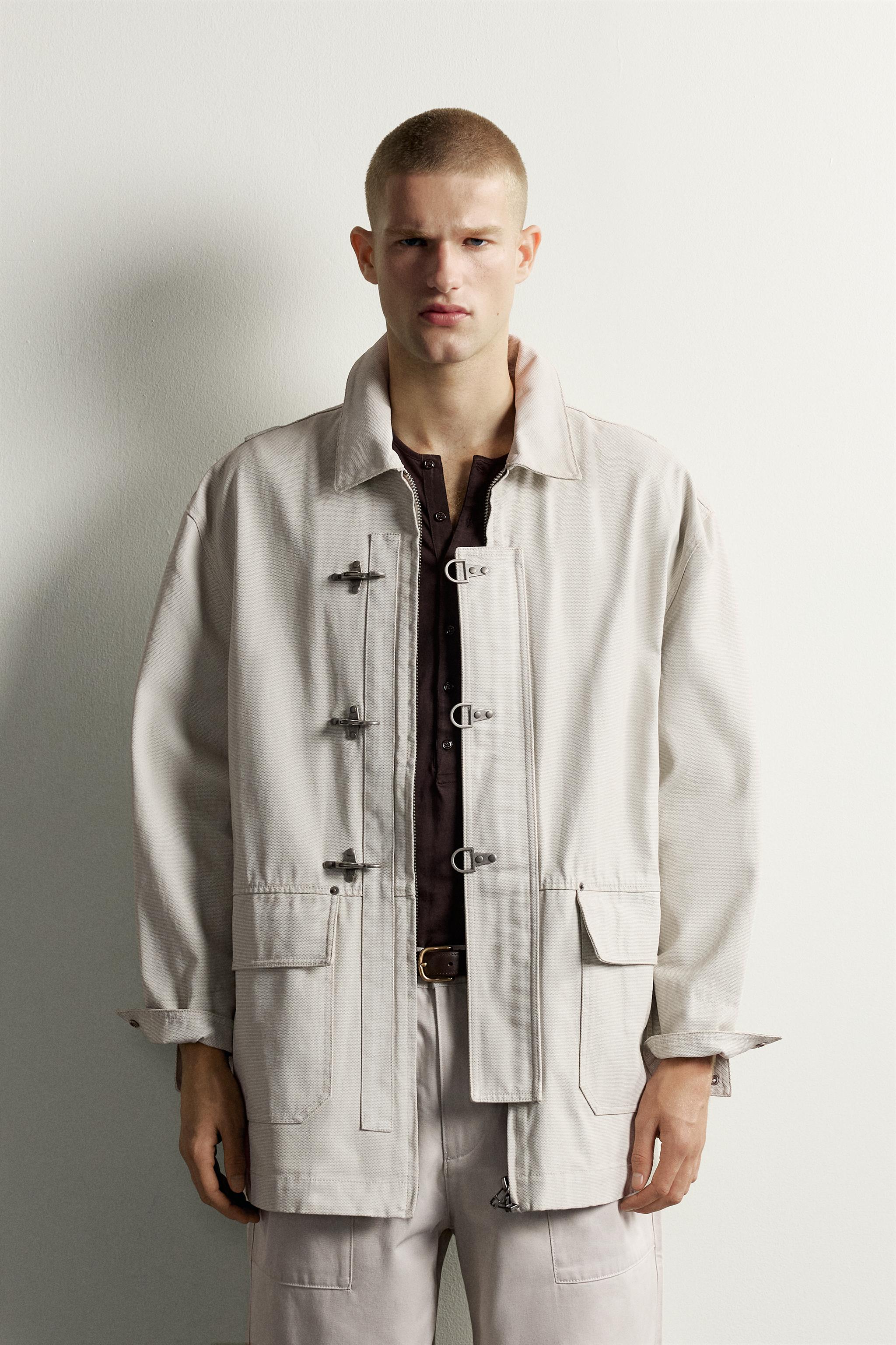 PARKA RELAXED FIT ALAMARES MÉTALLIQUES