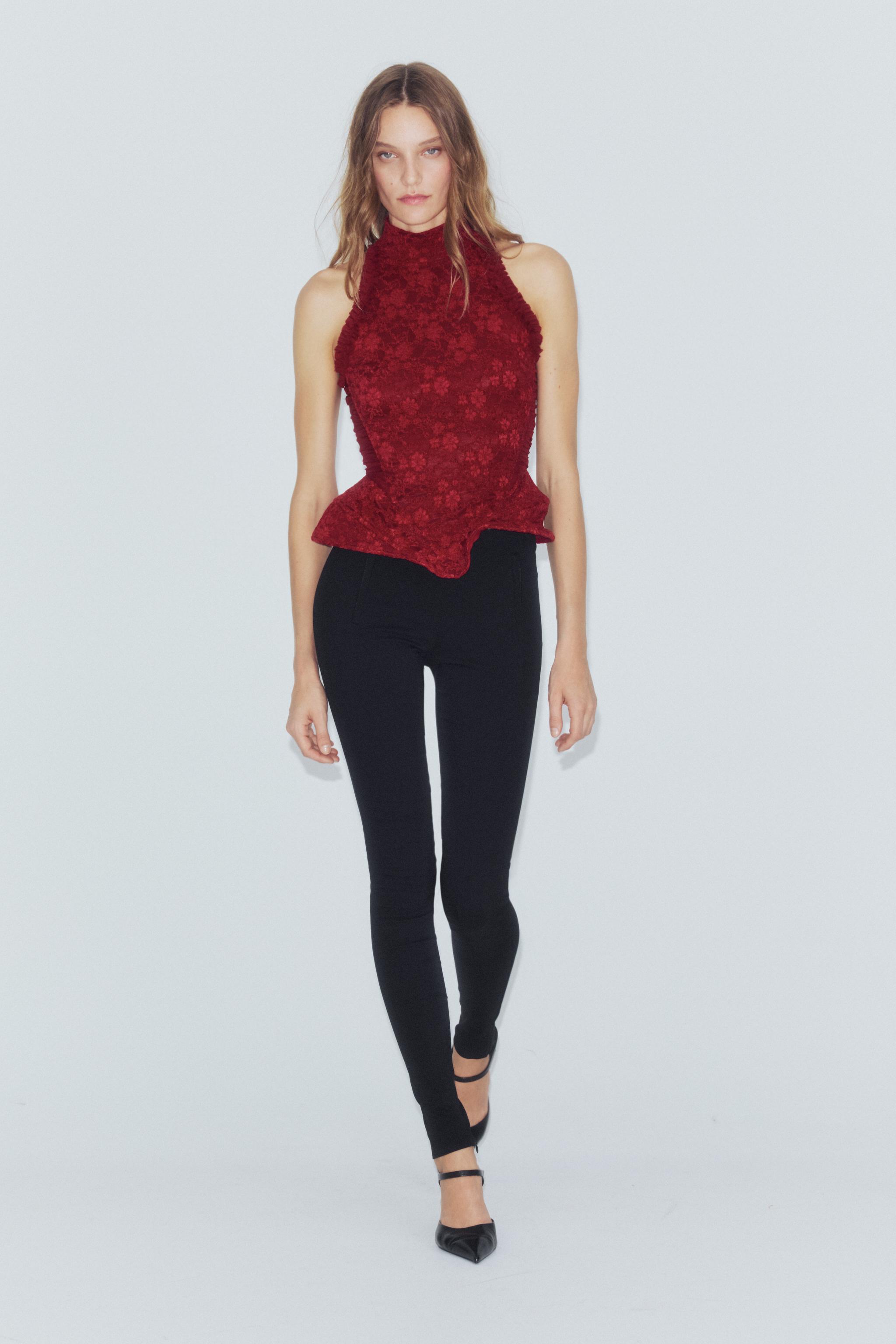 CORSET HALTER JACQUARD