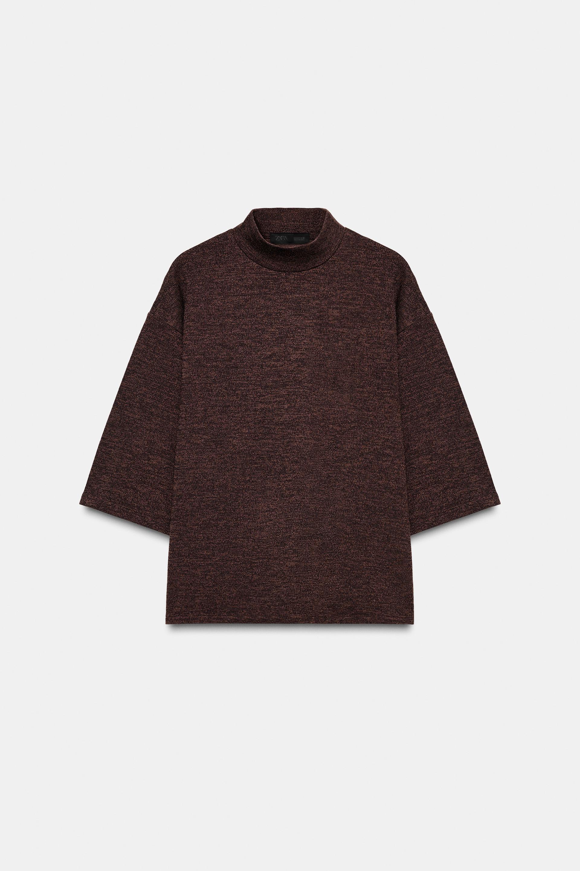 PIQUÉ MOCK NECK T-SHIRT thumbnail 5