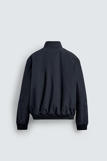 TECHNICAL BOMBER JACKET - Navy blue by Zara - Image 1