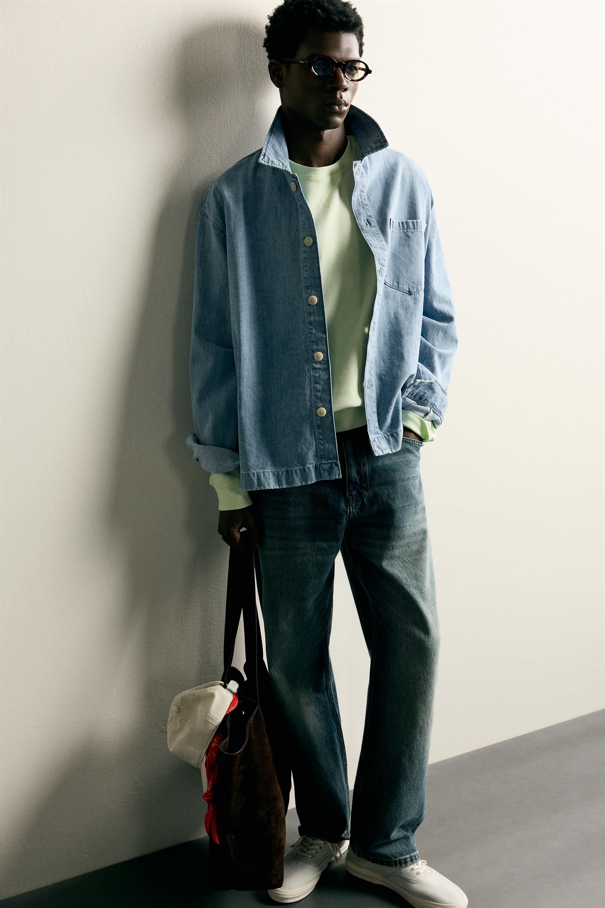 BOXY FIT DENIM SHIRT
