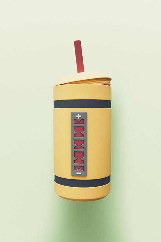 GOBELET AVEC PAILLE ENFANT MONSTRES & CIE ©DISNEY/PIXAR - Jaune de Zara - Image 6