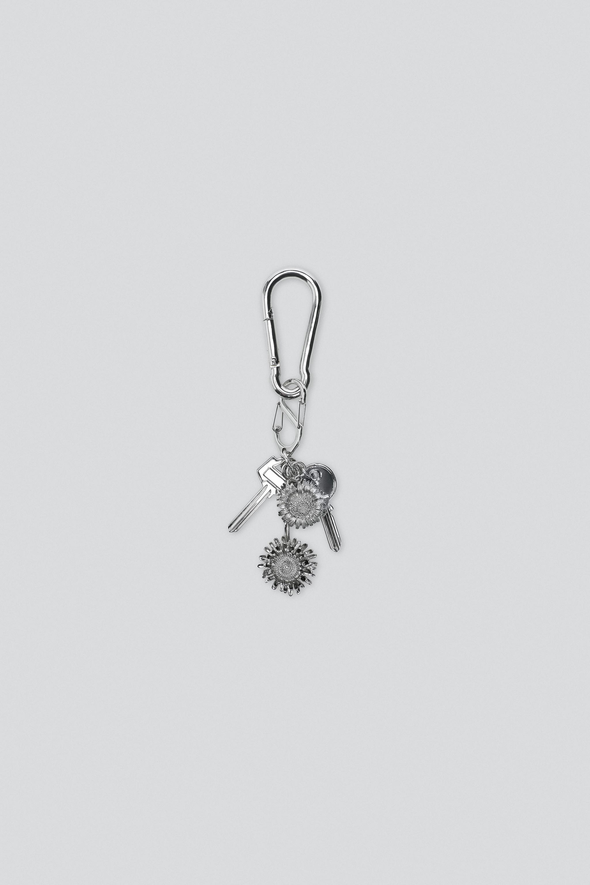 PORTE-CLÉS CHARMS FLEURS CLÉS