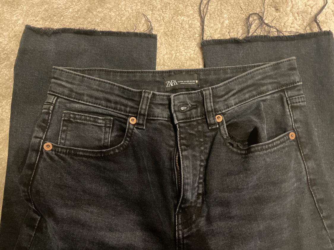 MID-RISE CROPPED FLARE JEANS - Image 3