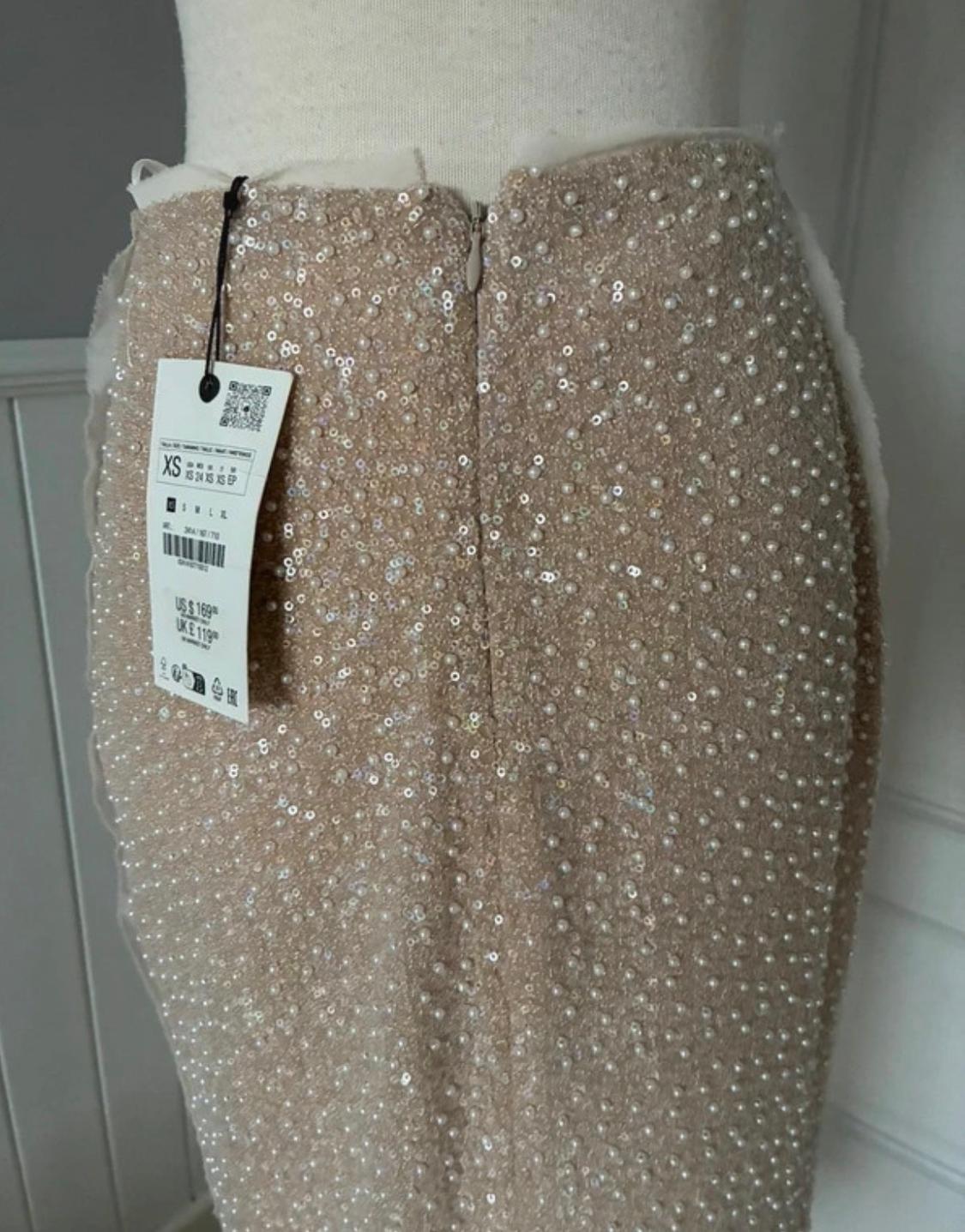 ZW COLLECTION SEQUIN PENCIL SKIRT - Image 3