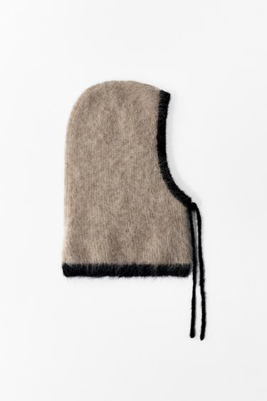 ALPACA SKI COLLECTION BALACLAVA - Ecru by Zara
