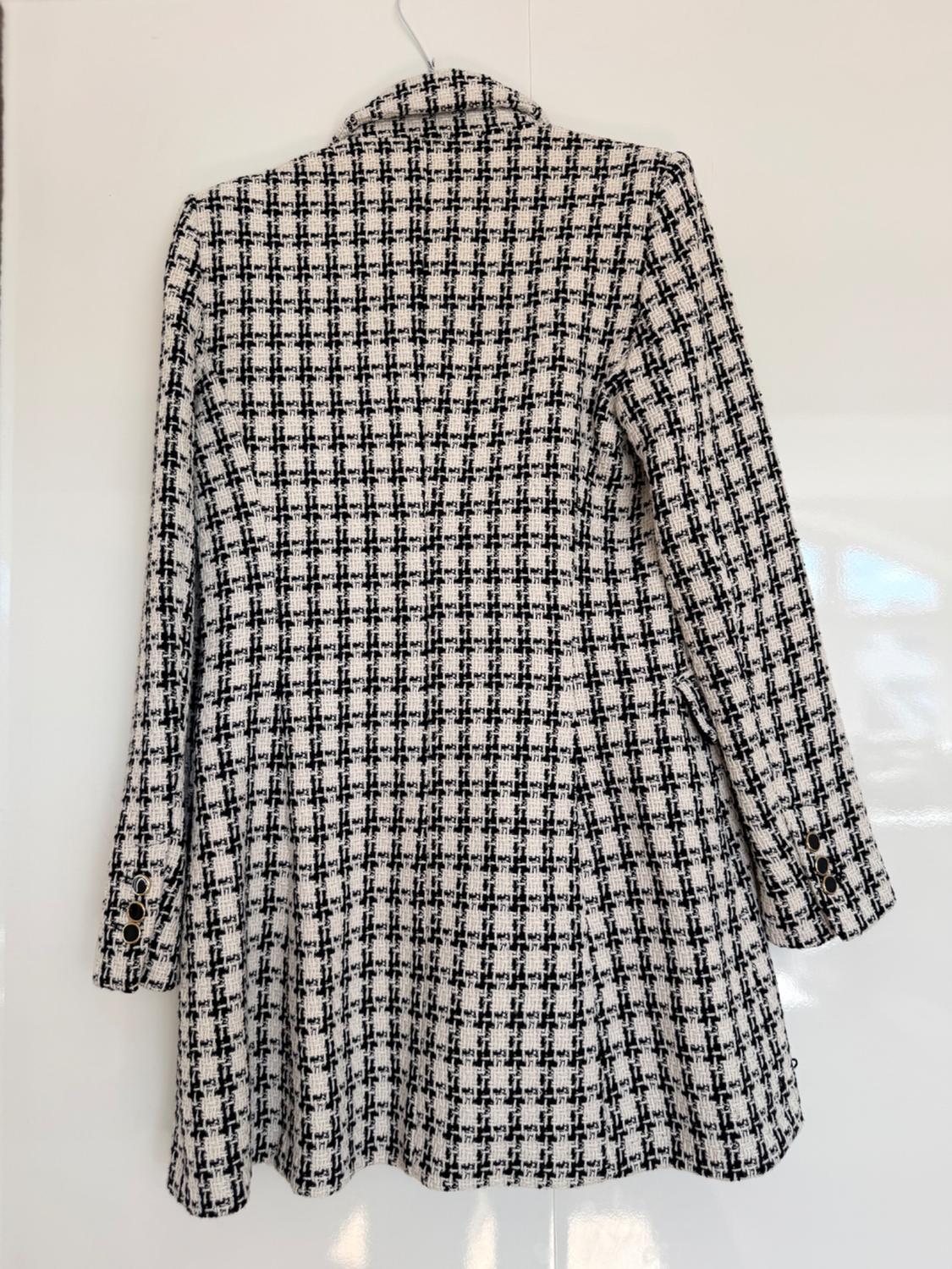 TEXTURED CHECK BLAZER - Image 2