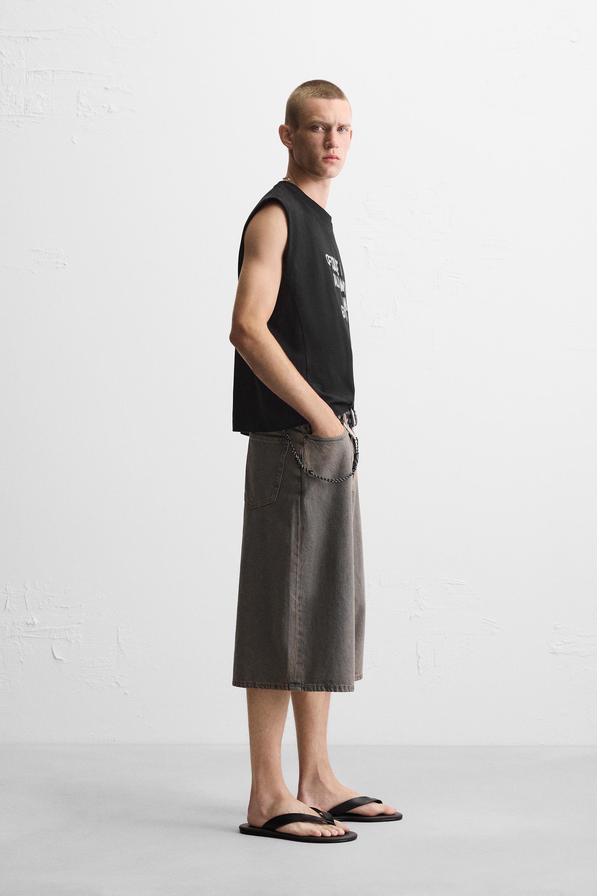 スペイン発送 ZARA プリントテキストタンクトップ カジュアル 00495412800-p.jpg?ts=