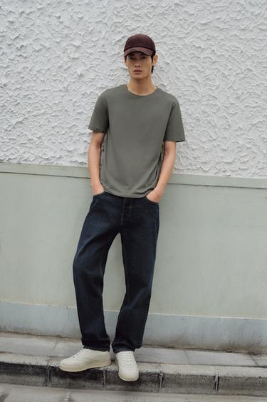 Zara 直筒版牛仔褲 - 藍色