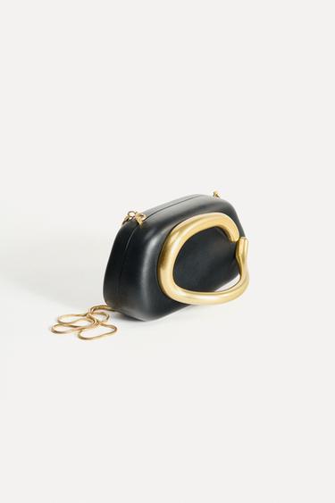 SAC RIGIDE EN CUIR 50E ANNIVERSAIRE - Noir de Zara - Image 4