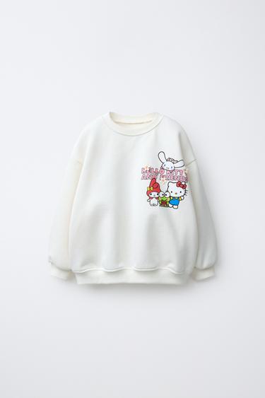 ТОЛСТОВКА MARKET HELLO KITTY AND FRIENDS © SANRIO — БЕЛЫЙ от Zara