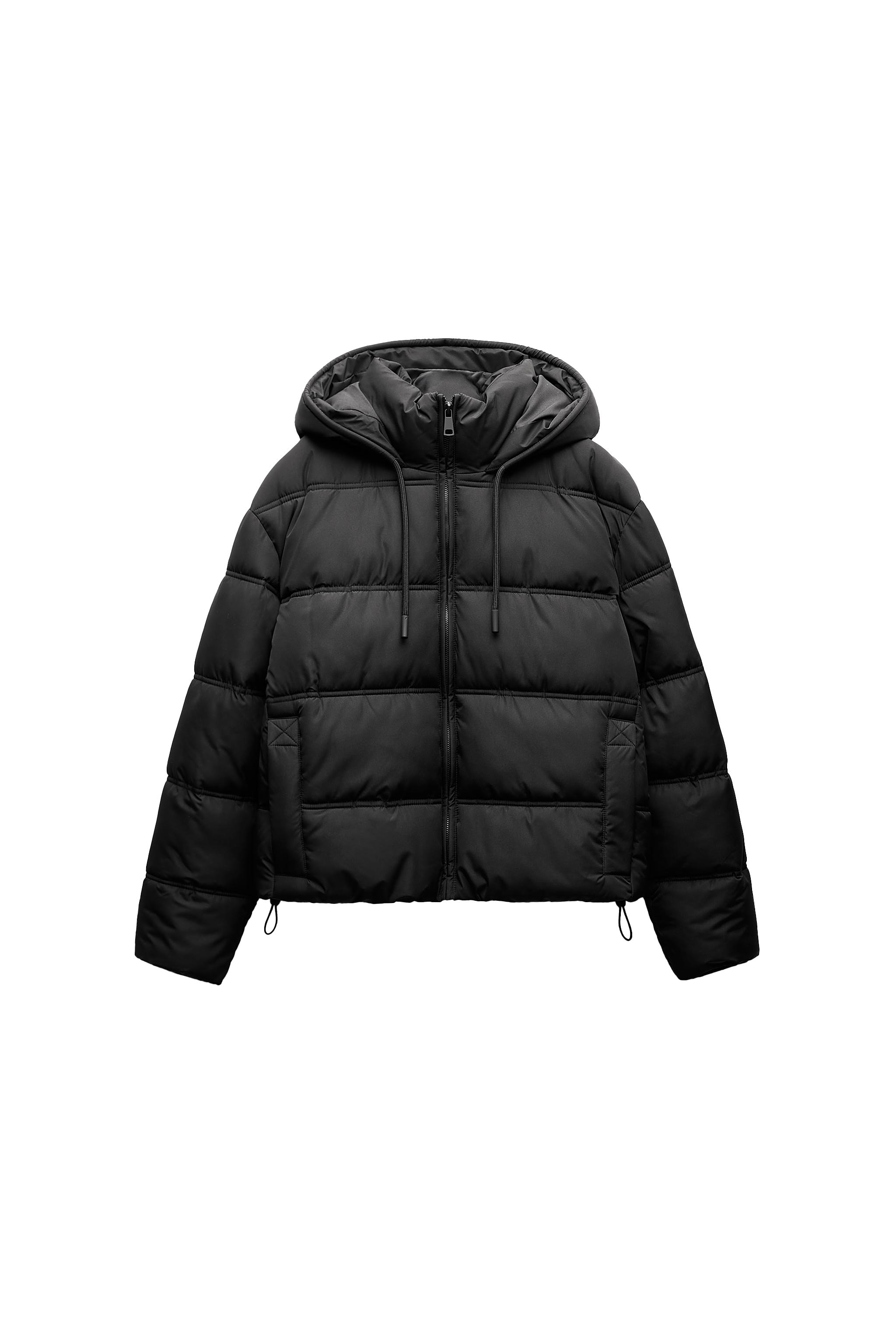 WATER AND WIND PROTECTION SHORT QUILTED ANORAK SECOND HAND | Zara