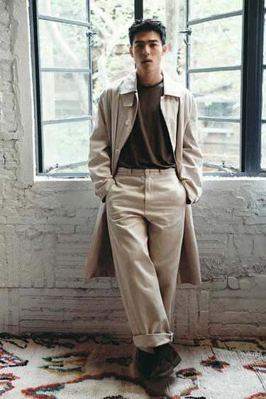 REGULAR FIT TRENCH COAT - Beige by Zara