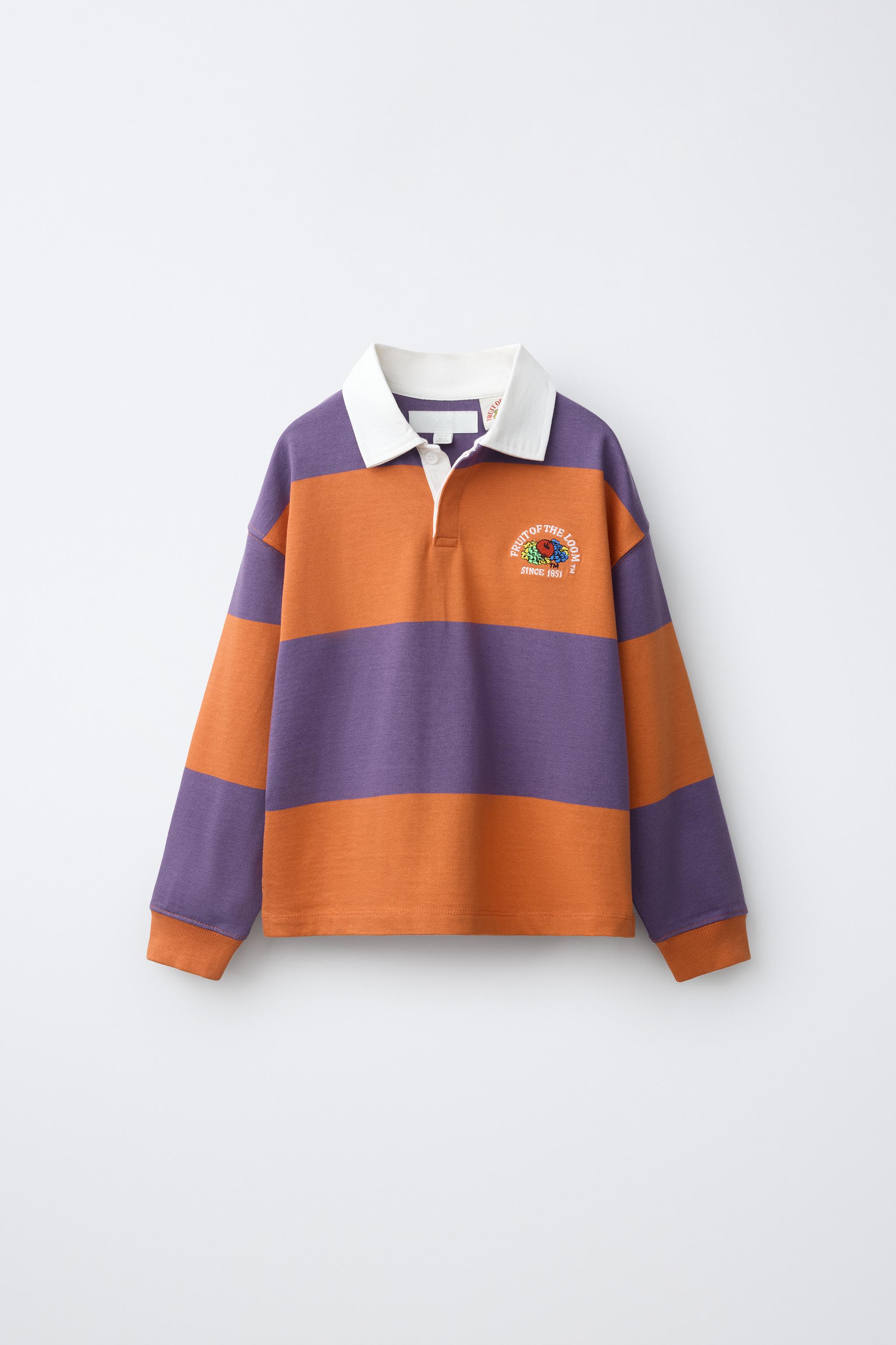 POLO RAYÉS BRODÉ FRUIT OF THE LOOM™