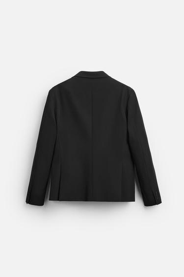 VESTE DE COSTUME CONFORT - Noir de Zara - Image 7